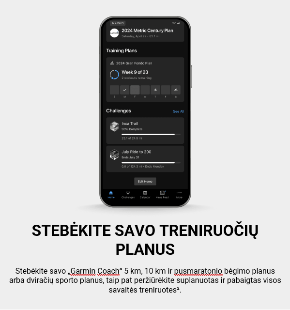 Garmin Connect nauja išvaizda | Lizard.lt