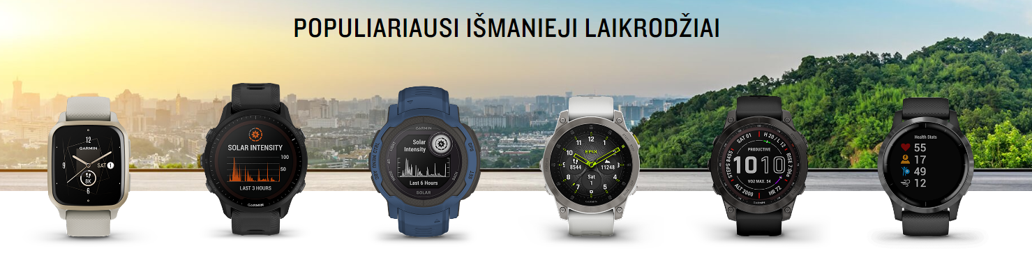 Garmin išmanieji laikrodžiai