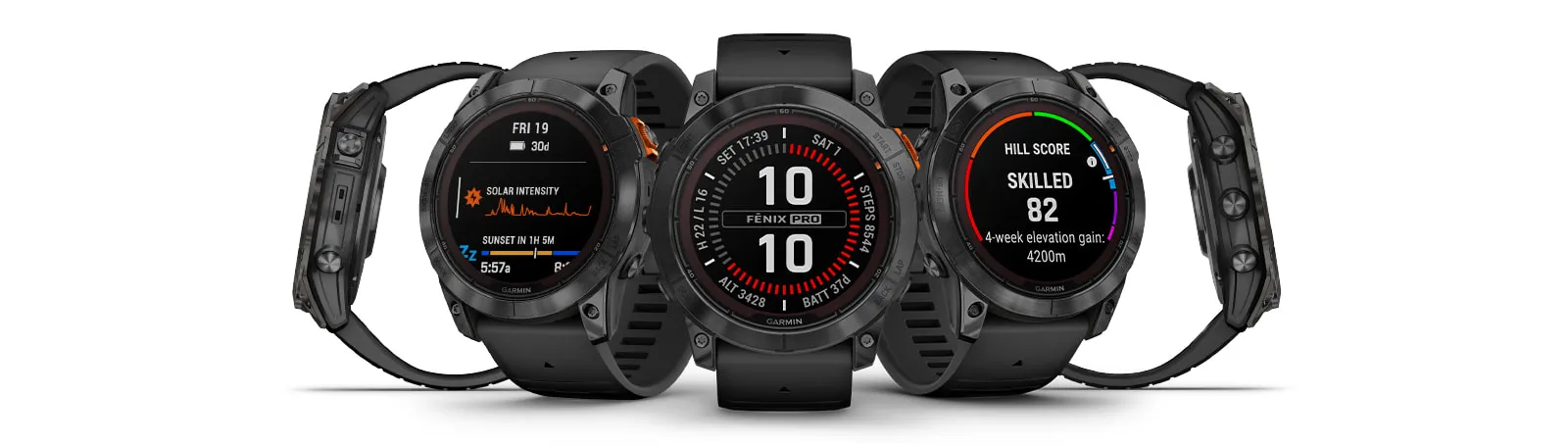 Garmin Fenix 7 Pro, Solar, Carbon Gray