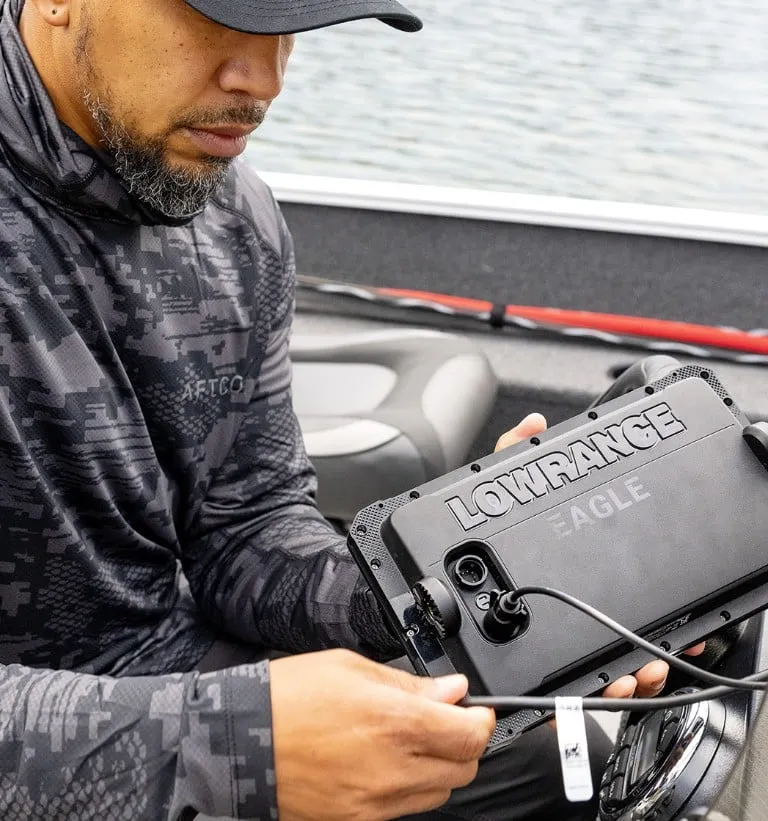 Lowrance Eagle nauja jungties sistema