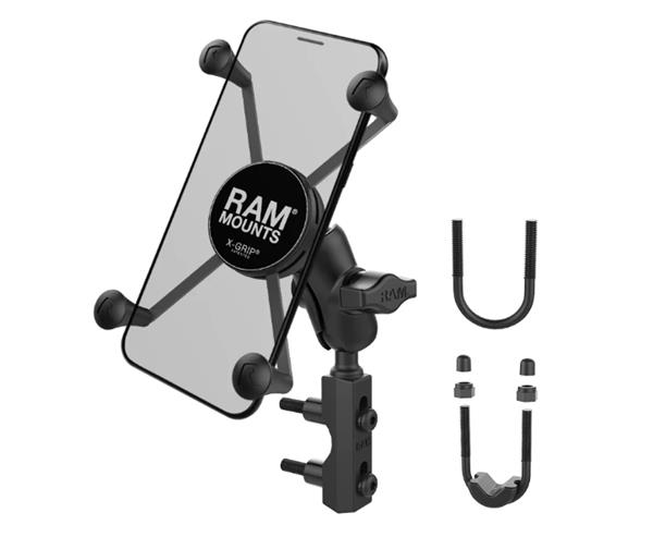 Lizard Racing Mount UNPKD RAM MOTORCYCLE MOUNT LG RAM X-GRIP | LIZARD.LT
