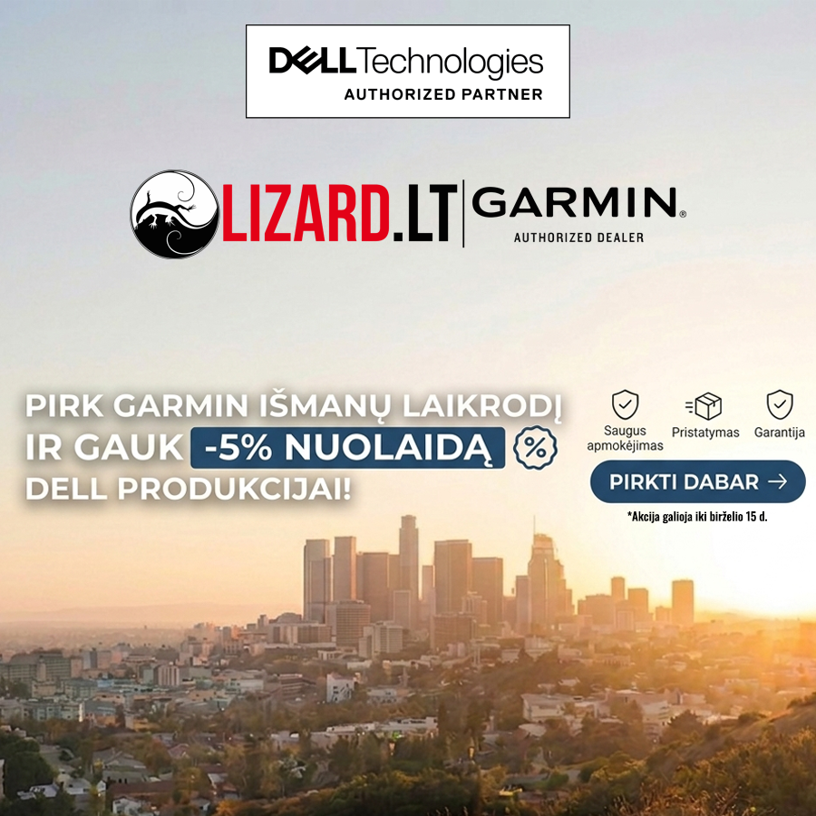 GARMIN ir DELL akcija