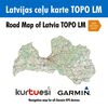 LATVIJAS CEļU KARTE TOPO LM (KURTUESI), KTE-002