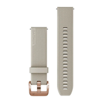 GARMIN GREITAI ATSEGAMA 20 MM šVIESIAI SMėLINė RAIžYTA SILIKONINė APYRANKė, 010-13114-02