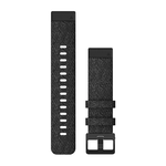 GARMIN QUICKFIT 20 MM JUODA NAILONINė APYRANKė SU JUODA SAGTIMI, 010-12875-00