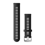 GARMIN GREITAI ATSEGAMA 20 MM JUODAI RAIžYTA SILIKONINė APYRANKė, 010-11251-9P