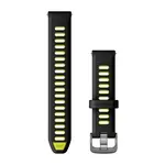 GARMIN GREITAI ATSEGAMA 18MM JUODAI GELTONA SILIKONINė APYRANKė, 010-11251-A3