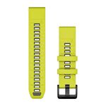 GARMIN QUICKFIT 22MM GELTONA/GRAFITO SILIKONINė APYRANKė, 010-13392-08