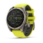 GARMIN FENIX 8 47MM, SAPPHIRE SOLAR, GELTONAS, 010-02906-21