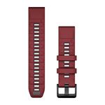 GARMIN QUICKFIT 22MM MARSALA/GRAFITO SILIKONINė APYRANKė, 010-13392-06