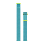 GREITAI ATSEGAMAS COMFORTFIT DIRžELIS 22 MM | GINTARO GELTONUMO / TURKIO SPALVOS, 010-14400-07
