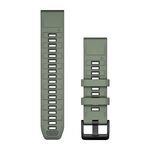 GARMIN QUICKFIT 22MM TAMSIAI žALIA/GRAFITO SILIKONINė APYRANKė, 010-13392-04