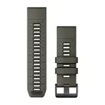 GARMIN QUICKFIT 26 ALYVUOGIų žALIOS/JUODOS SILIKONINė APYRANKė, 010-13393-12