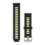 GREITAI ATSEGAMA GARMIN 20MM SILIKONINė APYRANKė, JUODOS/GELTONOS SPALVOS, 010-11251-B6