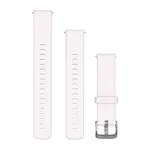 GARMIN GREITAI ATSEGAMA 18MM SU SIDABRO SPALVOS SAGTIMI IR BLYšKIAI RAUSVA SILIKONINE APYRANKE, 010-13406-03