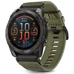 TECH-PROTECT žALIA NAILONINė APYRANKė GARMIN LAIKRODžIAMS SU QUICKFIT 26MM, 5906302376759
