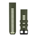 GARMIN QUICKFIT 26MM ALYVUOGIų žALIA / CITRINų SILIKONINė APYRANKė, 010-14508-01