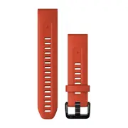 GARMIN QUICKFIT 20 MM RAUDONA SILIKONINė APYRANKė, 010-13102-02