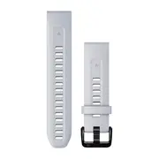 GARMIN QUICKFIT 20 MM BALTOJO AKMENS SILIKONINė APYRANKė, 010-13102-03