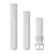 GARMIN GREITAI ATSEGAMA 20 MM BALTA SILIKONINė APYRANKė, 010-13021-01