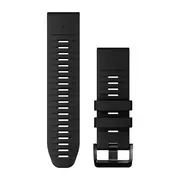 GARMIN QUICKFIT 26MM JUODA SILIKONINė APYRANKė, 010-13281-00