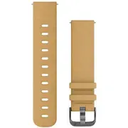 GARMIN GREITAI ATSEGAMA 20 MM šVIESIAI RUDA TAN SUEDE ODINė APYRANKė, 010-12691-04