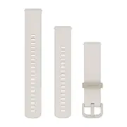 GARMIN GREITAI ATSEGAMA 20 MM DRAMBLIO KAULO SILIKONINė APYRANKė SU šVIESIA SAGTIMI, 010-12932-31