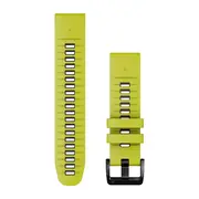 GARMIN QUICKFIT 22MM GELSVAI GRAFITO SILIKONINė APYRANKė, 010-13280-03