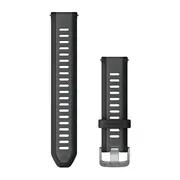 GARMIN GREITAI ATSEGAMA 20 MM JUODOS/SKALūNO PILKOS SPALVOS APYRANKė, 010-11251-AG