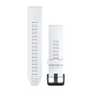 GARMIN QUICKFIT 20 MM BALTO AKMENS SILIKONINė APYRANKė, 010-13391-01