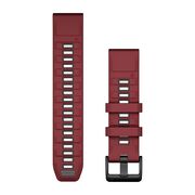 GARMIN QUICKFIT 22MM MARSALA/GRAFITO SILIKONINė APYRANKė, 010-13392-06
