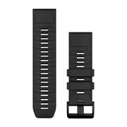 GARMIN QUICKFIT 26MM RYšKI JUODA AKMENS SILIKONINė APYRANKė, 010-13393-02