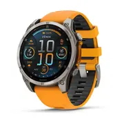 GARMIN FENIX 8 47MM, AMOLED, TITANO SPALVOS, 010-02904-11