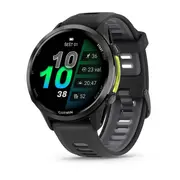 GARMIN FORERUNNER 970 PILKOS SPALVOS DLC TITANAS SU JUODU KORPUSU, 010-02969-10