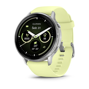GARMIN VENU 4 - 45 MM, SIDABRO SPALVOS SU CITRINų SPALVOS DIRžELIU, 010-03014-02