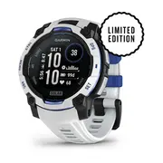 GARMIN INSTINCT 3 - 45 MM SOLAR BALTO AKMENS, 010-02934-03