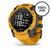 GARMIN INSTINCT 3 - 50 MM SOLAR SAULėS GELTONOS SPALVOS, 010-02935-02