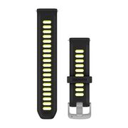 GREITAI ATSEGAMA GARMIN 20MM SILIKONINė APYRANKė, JUODOS/GELTONOS SPALVOS, 010-11251-B6