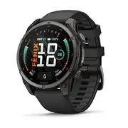 GARMIN FENIX 9 47MM – PILKOS ANGLIES SPALVOS SU JUODU DIRžELIU, 010-04762-11