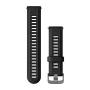 GARMIN FORERUNNER 22MM JUODOS SPALVOS SU SKALūNO SPALVOS SAGTIMI, 010-11251-3S