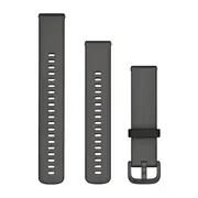 GARMIN GREITAI ATSEGAMA 20MM AKMENUKų PILKUMO SILIKONINė APYRANKė, 010-12932-68