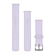 GARMIN GREITAI ATSEGAMA 18MM SU SIDABRO SPALVOS SAGTIMI IR šVIESIAI VIOLETINE SILIKONINE APYRANKE, 010-13406-01