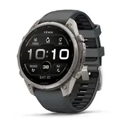 GARMIN FENIX 9 PRO 47MM – TITANO SPALVOS GRAFITO / JUODU DIRžELIU, 010-04336-26