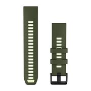GARMIN QUICKFIT 22MM ALYVUOGIų žALIA / CITRINų SILIKONINė APYRANKė, 010-14507-01