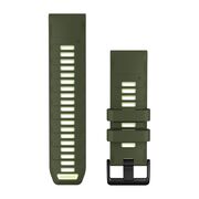 GARMIN QUICKFIT 26MM ALYVUOGIų žALIA / CITRINų SILIKONINė APYRANKė, 010-14508-01