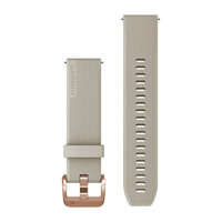 GARMIN GREITAI ATSEGAMA 20 MM šVIESIAI SMėLINė RAIžYTA SILIKONINė APYRANKė, 010-13114-02