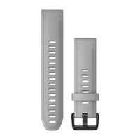 GARMIN QUICKFIT 20 MM PARAKO PILKA SILIKONINė APYRANKė, 010-12866-00