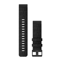 GARMIN QUICKFIT 22MM JUODA NAILONINė APYRANKė, 010-12863-07