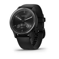 GARMIN VIVOMOVE SPORT JUODAS, 010-02566-00