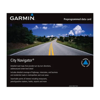 GARMIN CITY NAVIGATOR EUROPE NTU,MICROSD, 010-13088-00